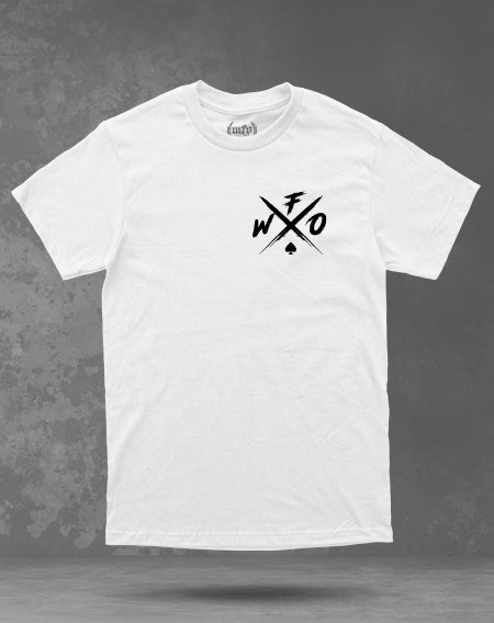 WFO 4 LIFE ™ - "Wide Fuckin Open" T-Shirt - WHITE