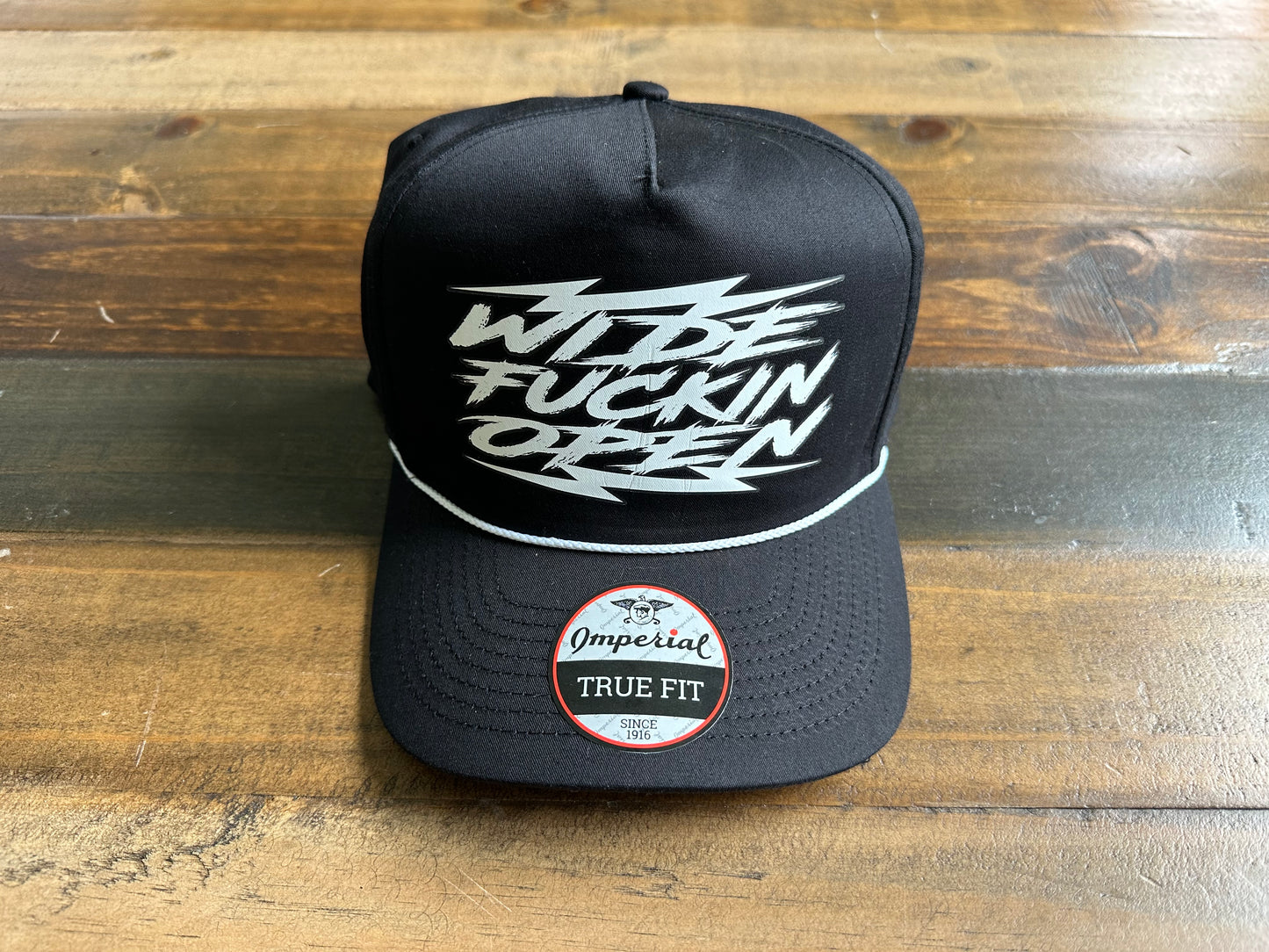 WFO 4 LIFE ™ - "Wide Fuckin Open" - Barnes Rope Snapback Hat - 2 Color Options