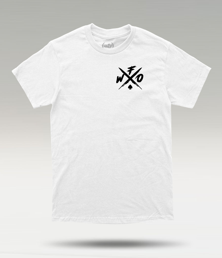 WFO 4 LIFE ™ - "Wide Fuckin Open" T-Shirt - PREMIUM - White