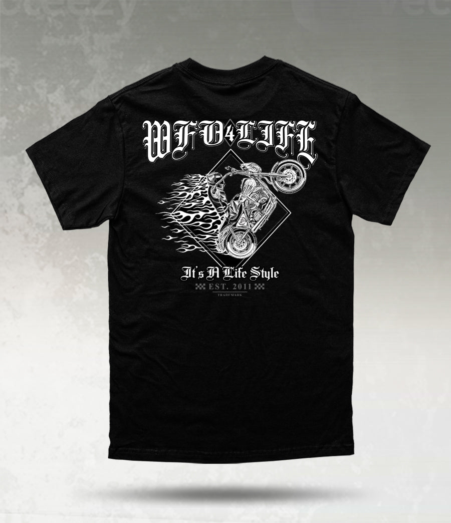 T-Shirt LIFE FORCE - Taille L - Noir 100% Coton - Neuf Sans étiquette (Import)