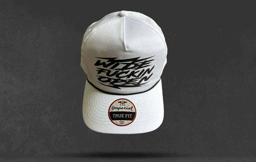 WFO 4 LIFE ™ - "Wide Fuckin Open" - Barnes Rope Snapback Hat - 2 Color Options
