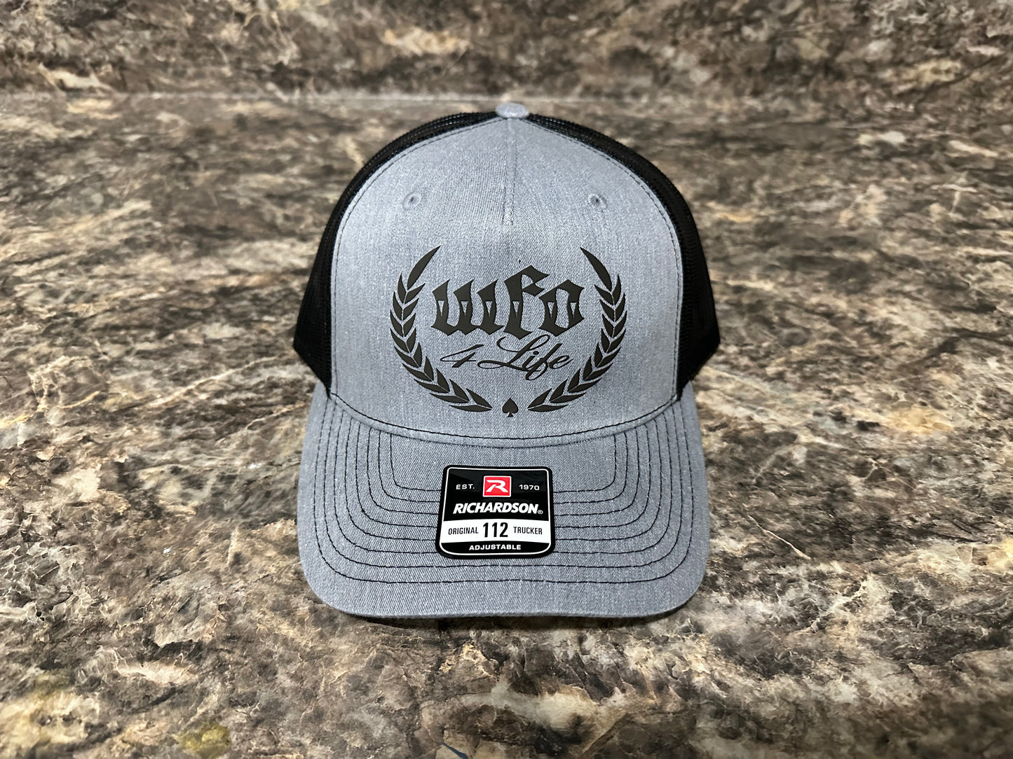 WFO 4 LIFE ™ - "Classic Trademark" Curved Bill / Mesh Snapback Hat - 2 Color Options