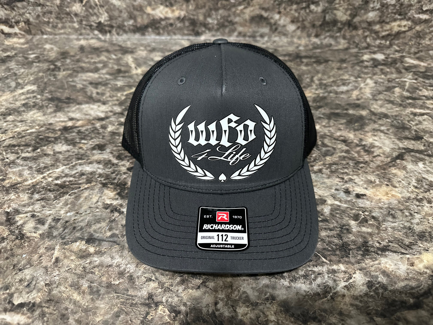 WFO 4 LIFE ™ - "Classic Trademark" Curved Bill / Mesh Snapback Hat - 2 Color Options