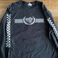 WFO 4 LIFE ™ - "Checker OG Trademark" - Black Long Sleeve T-Shirt