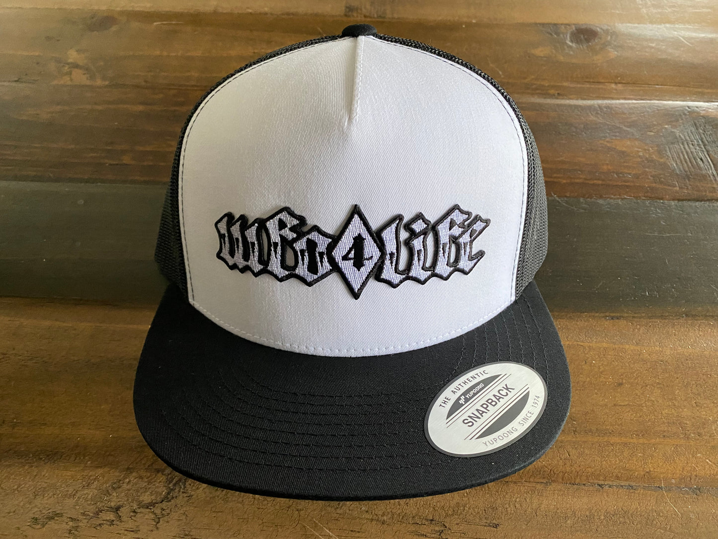 WFO 4 LIFE ™ - "% Diamond %" - Mesh Snapback Hat - Flat Bill - 6 Color Options