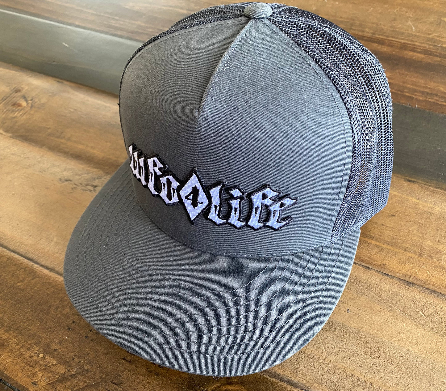 WFO 4 LIFE ™ - "% Diamond %" - Mesh Snapback Hat - Flat Bill - 6 Color Options