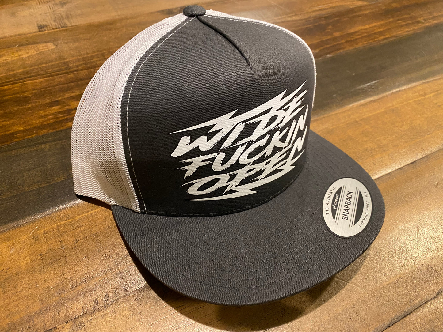 WFO 4 LIFE ™ - "Wide Fuckin Open" Snapback Hat - Flat Bill - 6 Color Options