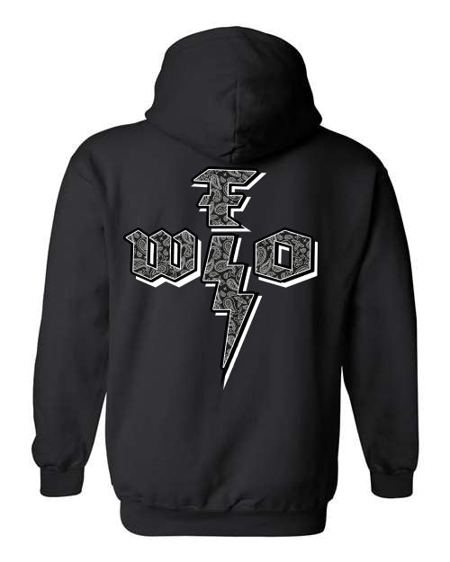 WFO 4 LIFE ™ - "Paisley G" Black - Hoodie