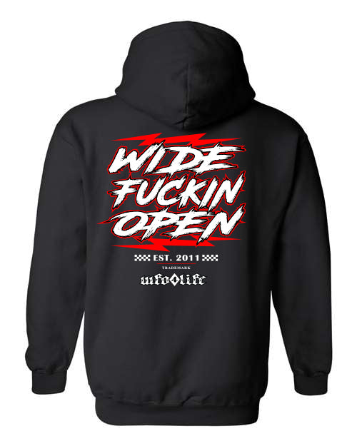 WFO 4 LIFE ™ - "BOLT" Black - Hoodie