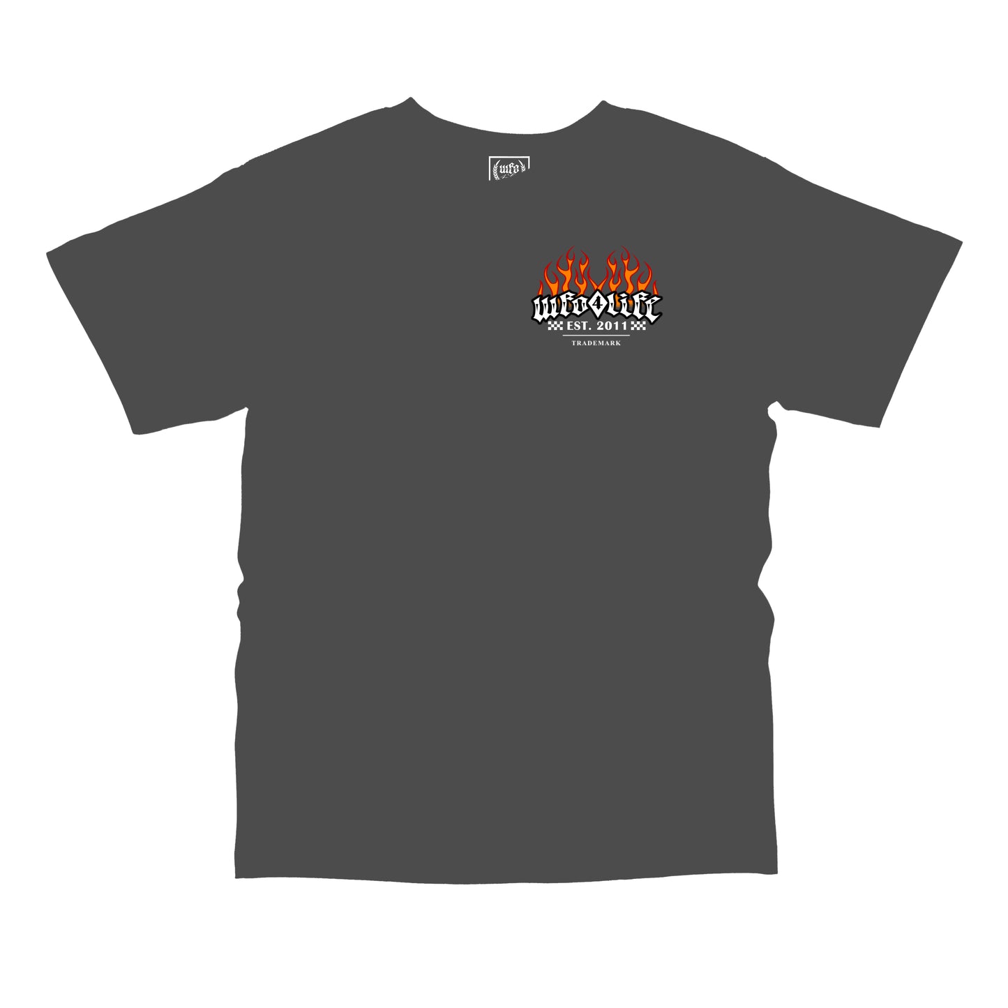 WFO 4 LIFE ™ - "Life's A Ride, Hold it Wide" T-Shirt - Grey
