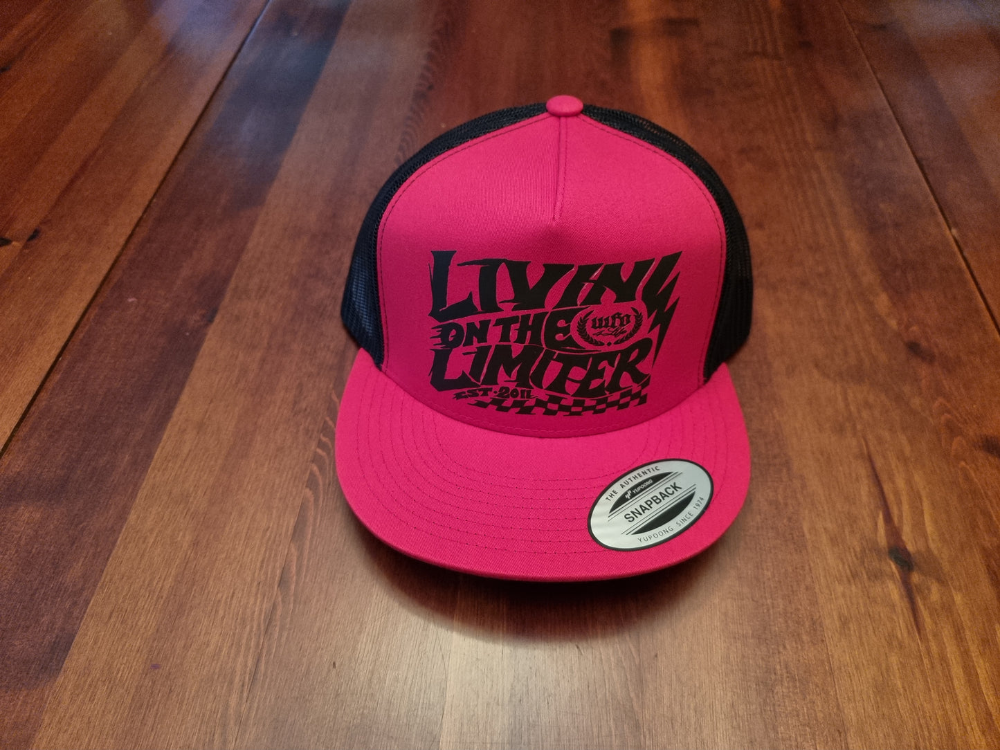WFO 4 LIFE ™ - "Livin On The Limiter" Mesh Snapback Hat - Flat Bill - 6 Color Options