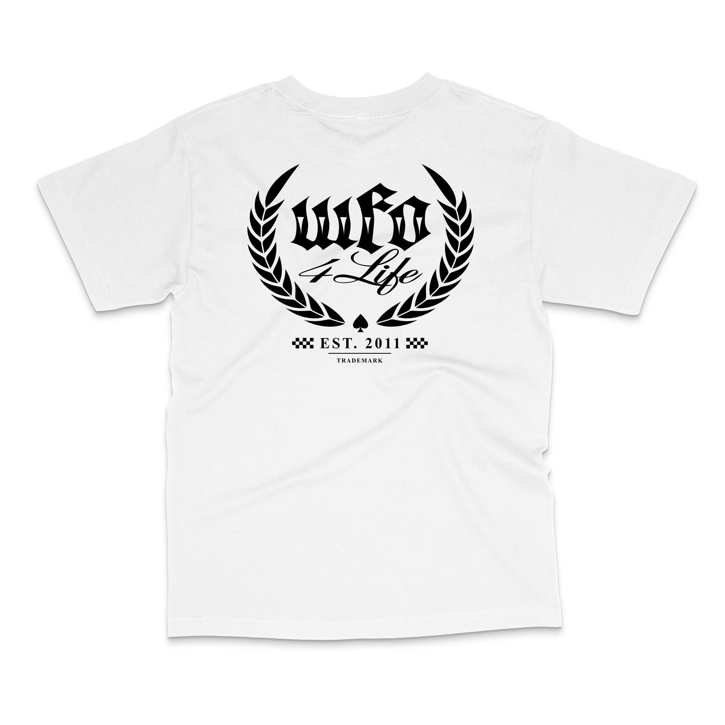 WFO 4 LIFE ™ - "Checker OG Trademark" - White - T-Shirt