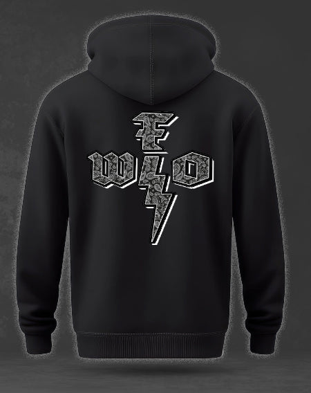 WFO 4 LIFE ™ - "Paisley G" Black - Hoodie