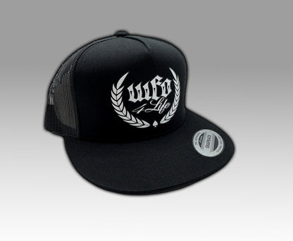 WFO 4 LIFE ™ - "Classic Trade Mark" Snapback Hat - Flat Bill - 7 Color Options