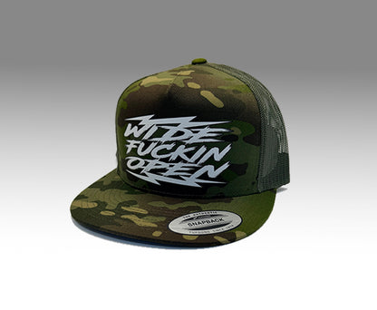 WFO 4 LIFE ™ - "WFO BOLT"" Snapback Hat - Flat Bill - 6 Color Options