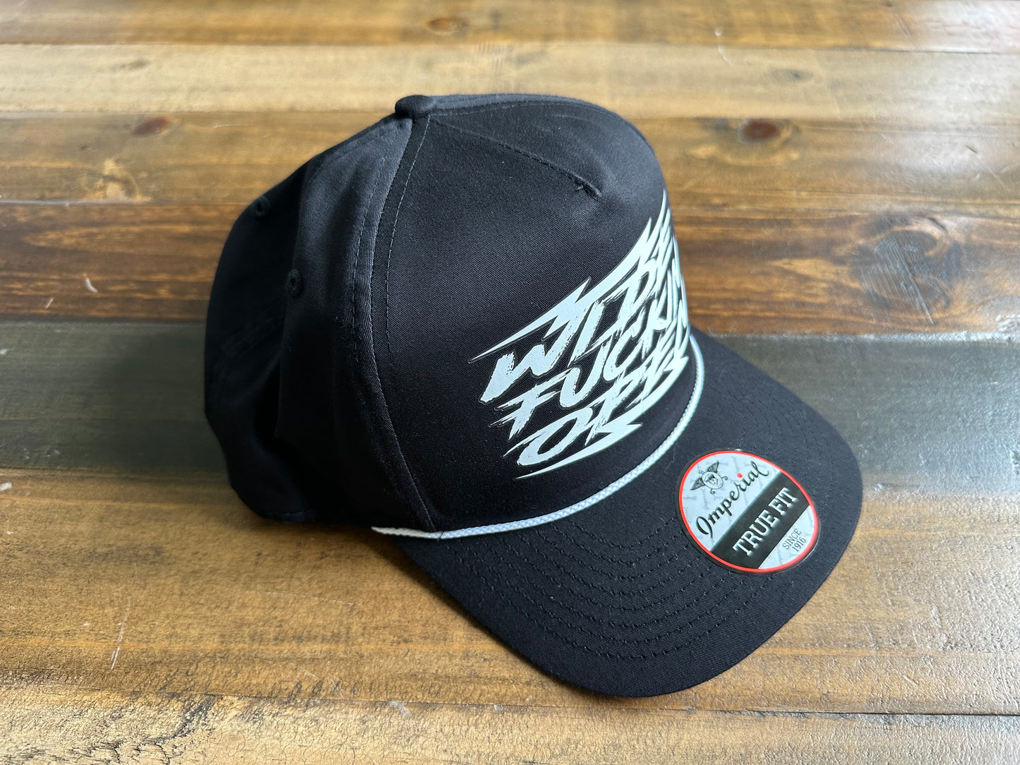 WFO 4 LIFE ™ - "Wide Fuckin Open" - Barnes Rope Snapback Hat - 2 Color Options