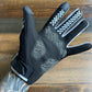 WFO 4 LIFE ™ - NEW - Moto X Style Gloves "Checkered Bolt" - Black
