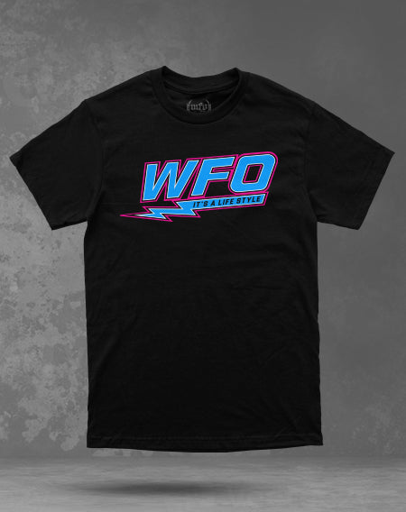 WFO 4 LIFE ™ - "It's A Life Style" - Black T-Shirt