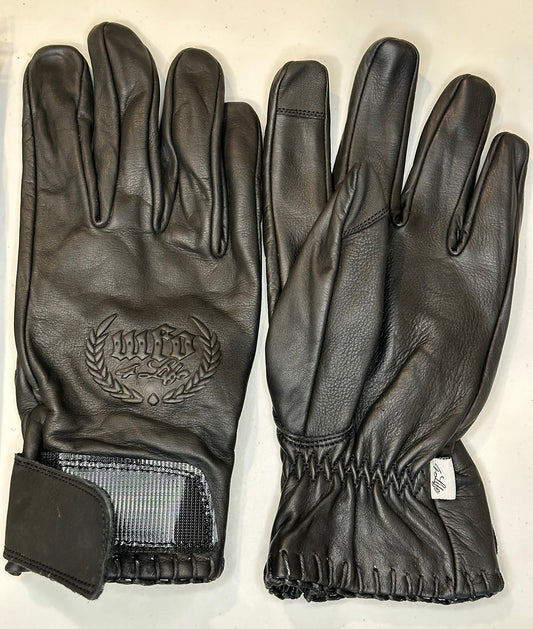 WFO 4 LIFE ™ - "C.A.F." Deerskin Leather Gloves - Black