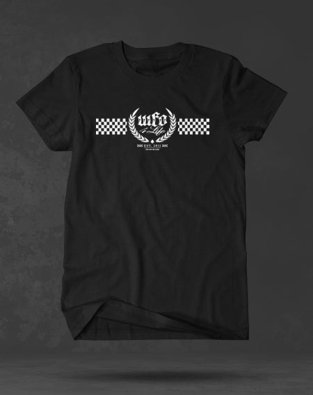 WFO 4 LIFE ™ - "Checker OG Trademark" - Black T-Shirt