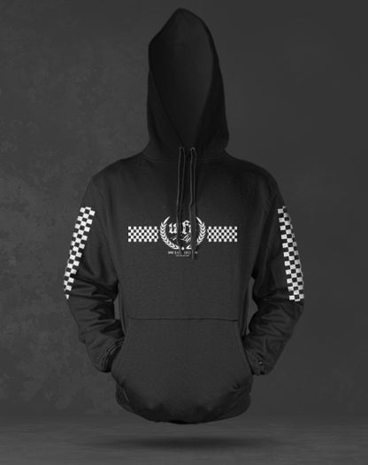 WFO 4 LIFE ™ - "Checker OG Trademark" Black Hoodie