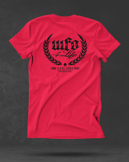 WFO 4 LIFE ™ - "Checker OG Trademark" - Red T-Shirt