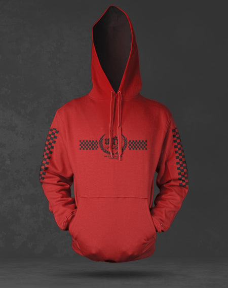 WFO 4 LIFE ™ - "Checker OG Trademark" Red Hoodie