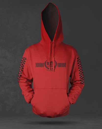 WFO 4 LIFE ™ - "Checker OG Trademark" Red Hoodie
