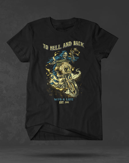 WFO 4 LIFE ™ - "To Hell And Back" T-Shirt - Black