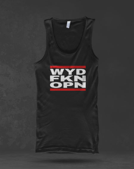 WFO 4 LIFE ™ - "WYD FKN OPN" Tank Top - Black