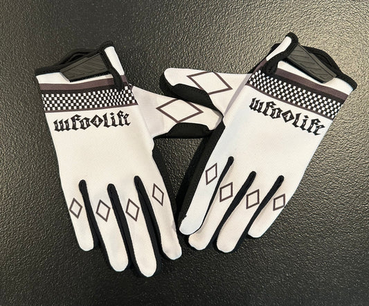 WFO 4 LIFE ™ - Moto X Style Gloves - White/Black