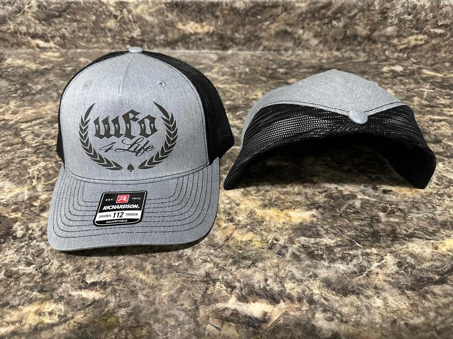 WFO 4 LIFE ™ - "Classic Trademark" Curved Bill / Mesh Snapback Hat - 2 Color Options