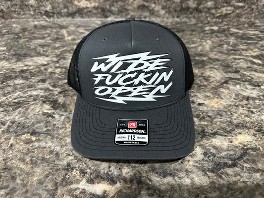 WFO 4 LIFE ™ - "Wide Fuckin Open" Curved Bill / Mesh Snapback Hat - 2 Color Options