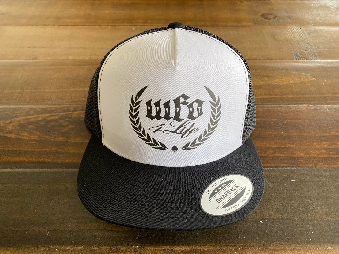 WFO 4 LIFE ™ - "Classic Trademark" Mesh Snapback Hat - Flat Bill - 7 Color Options