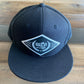 WFO 4 LIFE ™ - "Checker Trademark" - Non Mesh Snapback Hat -Black