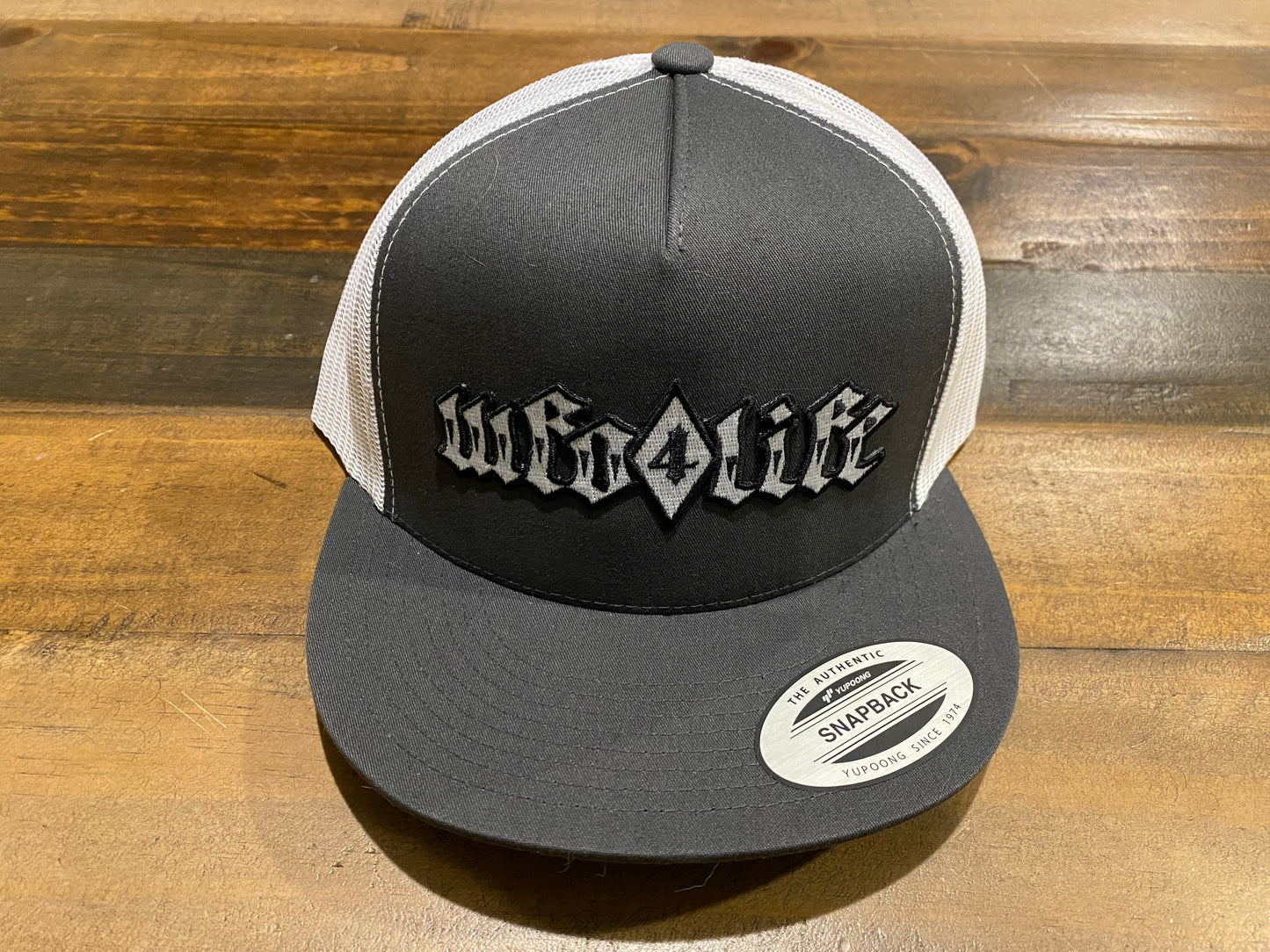 WFO 4 LIFE ™ - "% Diamond %" - Mesh Snapback Hat - Flat Bill - 6 Color Options