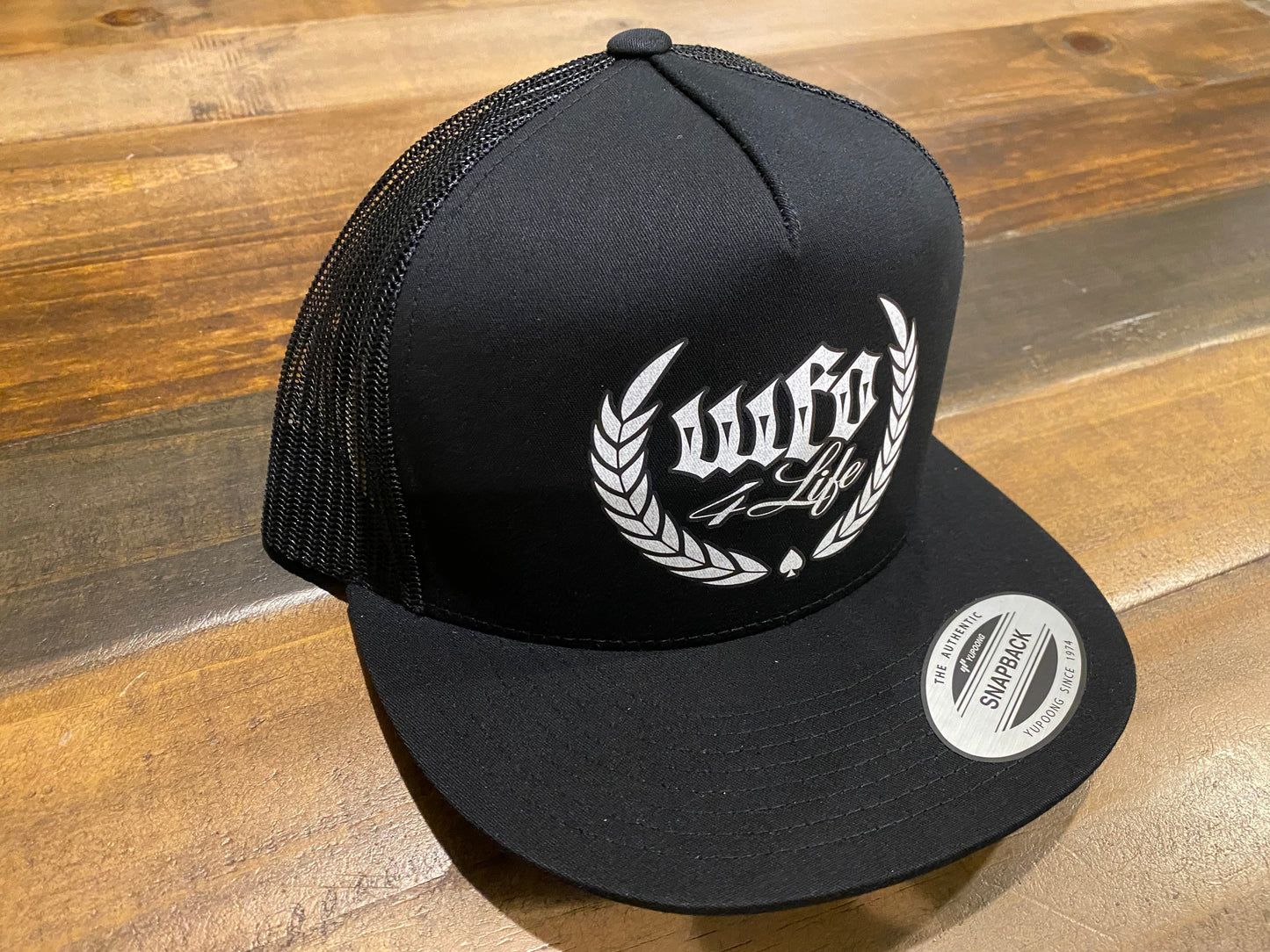 WFO 4 LIFE ™ - "Classic Trademark" Mesh Snapback Hat - Flat Bill - 7 Color Options