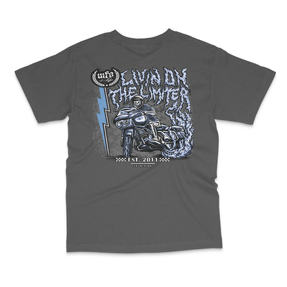 WFO 4 LIFE ™ - "Livin On The Limiter" T-Shirt - Charcoal
