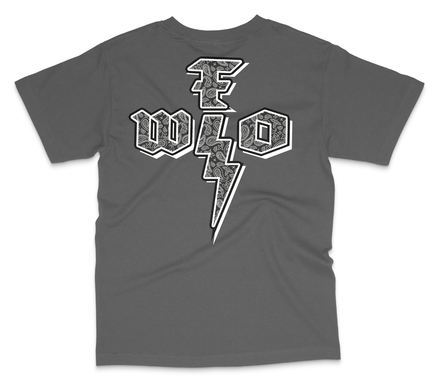 WFO 4 LIFE ™ - "Paisley G" T-Shirt - Grey