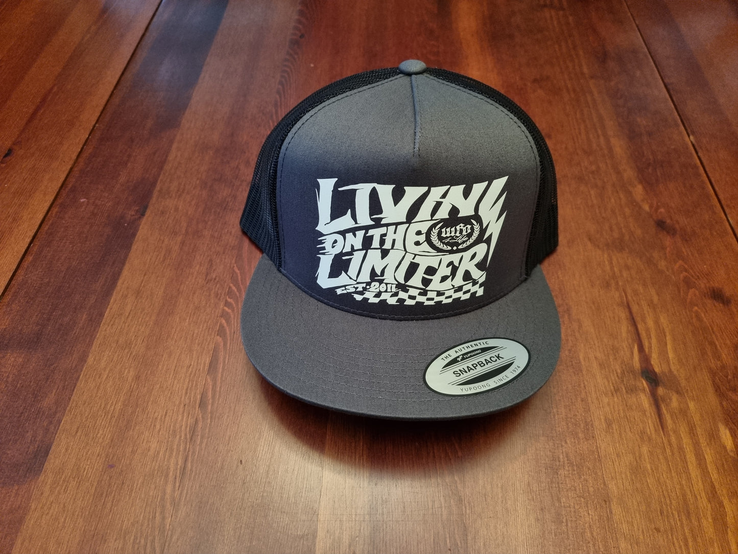 WFO 4 LIFE ™ - "Livin On The Limiter" Mesh Snapback Hat - Flat Bill - 6 Color Options