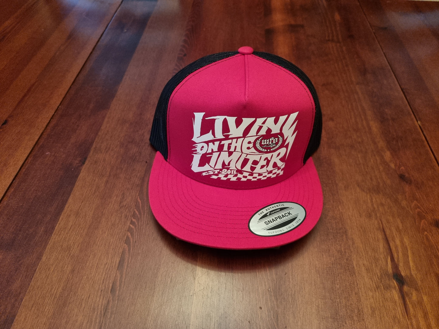 WFO 4 LIFE ™ - "Livin On The Limiter" Mesh Snapback Hat - Flat Bill - 6 Color Options
