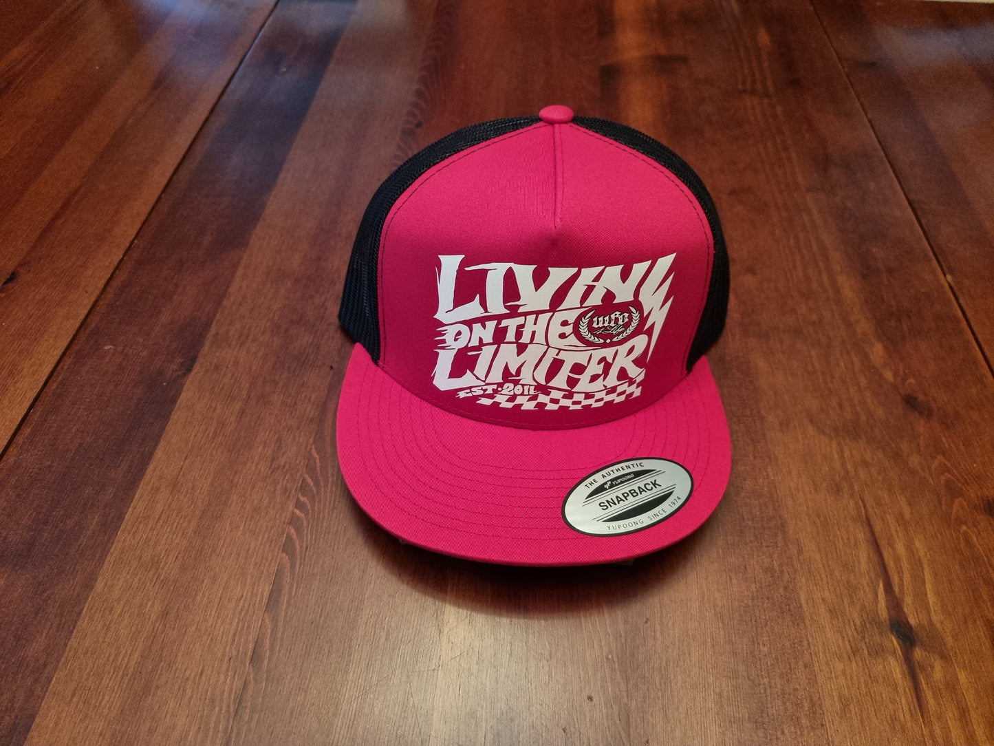WFO 4 LIFE ™ - "Livin On The Limiter" Mesh Snapback Hat - Flat Bill - 6 Color Options