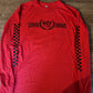 WFO 4 LIFE ™ - "Checker OG Trademark" - Red - Long Sleeve T-Shirt
