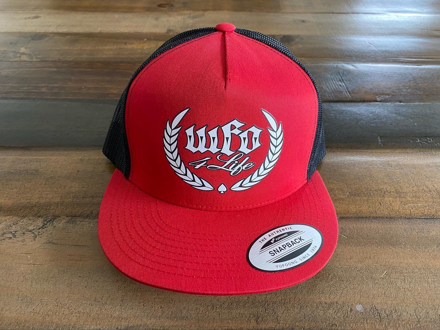 WFO 4 LIFE ™ - "Classic Trademark" Mesh Snapback Hat - Flat Bill - 7 Color Options