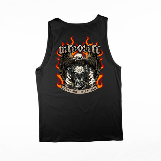 WFO 4 LIFE ™ - "Life's A Ride" Tank Top - Black