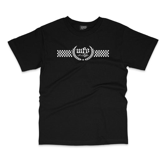 WFO 4 LIFE ™ - "Checker OG Trademark" - Black - T-Shirt